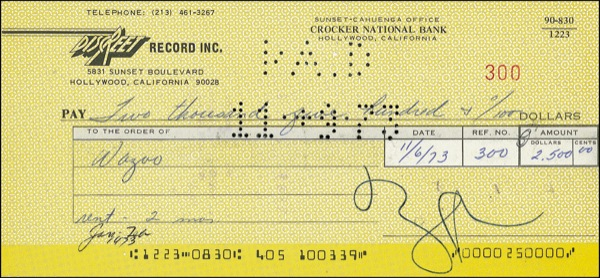 Lot 695 Frank Zappa