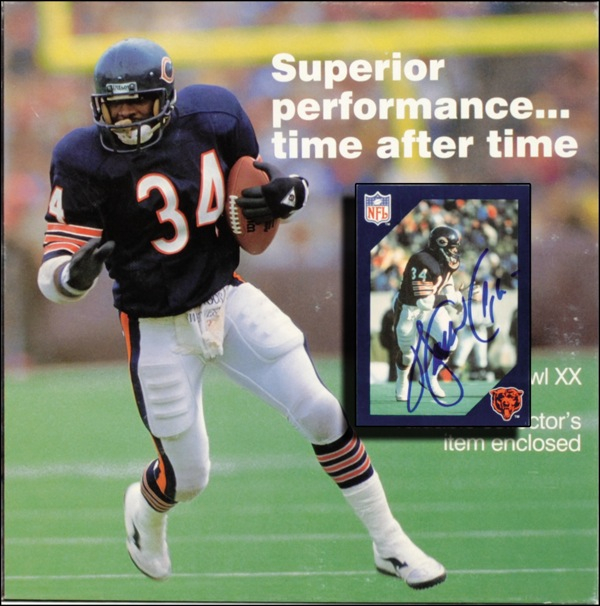 Lot 1412 Walter Payton