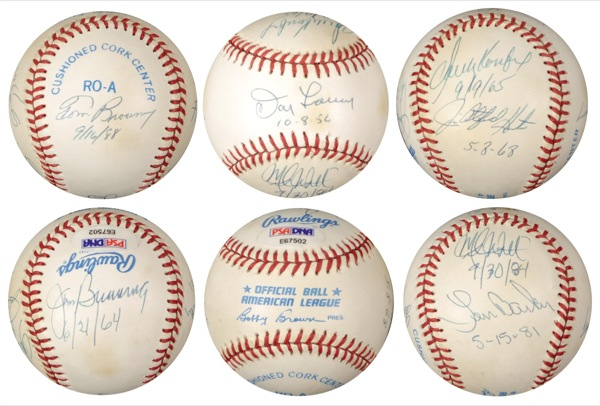 Lot 1138 Baseball: Perfect Games