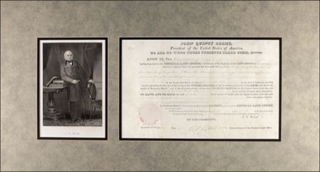 Lot #1 John Quincy Adams
