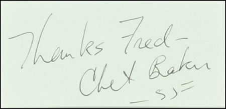 Lot #451 Chet Baker - Image 3