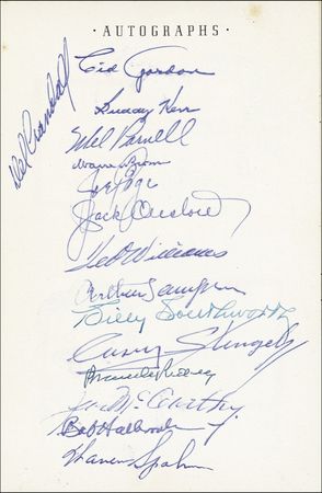 Lot #1479 Sports Writers Dinner - Image 2