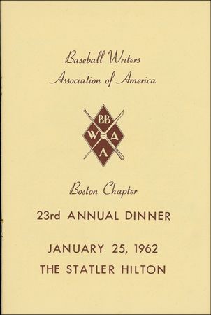 Lot #1480 Sports Writers Dinner - Image 2