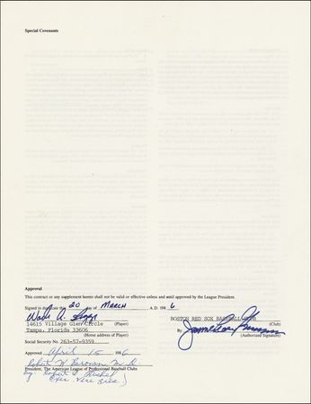 Lot #1162 Wade Boggs - Image 1