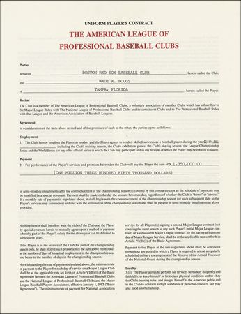 Lot #1162 Wade Boggs - Image 2