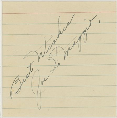 Lot #1235 Joe DiMaggio - Image 1