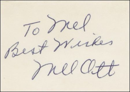 Lot #1400 Mel Ott - Image 2