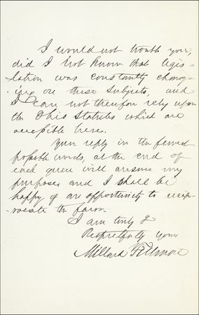 Lot #19 Millard Fillmore - Image 2