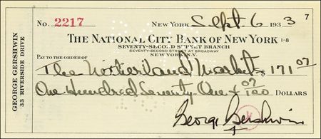 Lot #526 George Gershwin - Image 1
