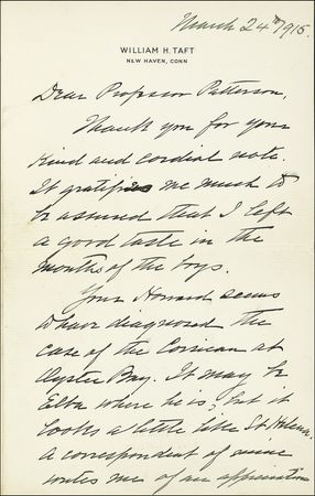 Lot #71 William H. Taft - Image 2