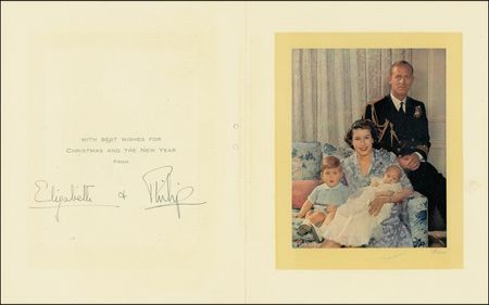 Lot #132 Elizabeth II and Prince Philip - Image 1