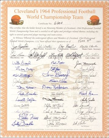 Lot #1208 Cleveland Browns - Image 2