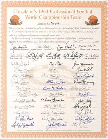Lot #1208 Cleveland Browns - Image 3