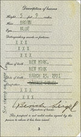 Lot #207 Bugsy Siegel - Image 1