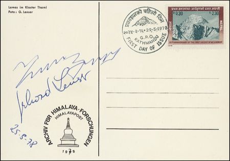 Lot #191 Tenzing Norgay - Image 1