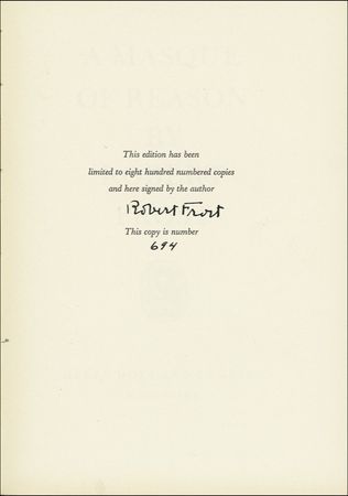 Lot #363 Robert Frost - Image 1