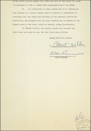 Lot #854 Alec Guinness - Image 1