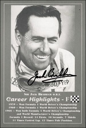 Lot #1265 Formula One Racing: Brabham, Jack - Image 1