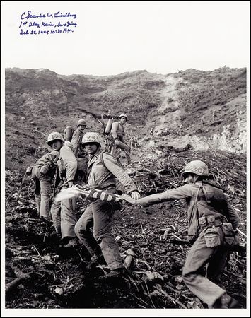 Lot #254 Iwo Jima: Lindberg, Charles - Image 1