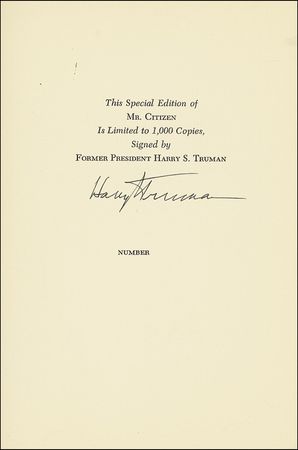 Lot #80 Harry S. Truman - Image 2