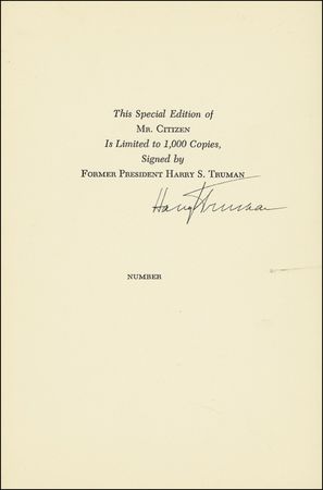 Lot #80 Harry S. Truman - Image 3