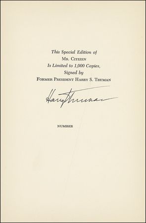 Lot #80 Harry S. Truman - Image 4