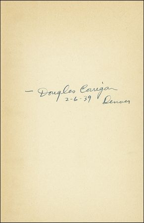 Lot #317 Douglas ?Wrong Way? Corrigan - Image 1