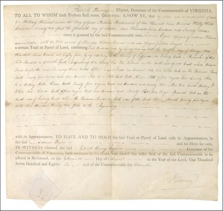 Lot #157 Patrick Henry - Image 1