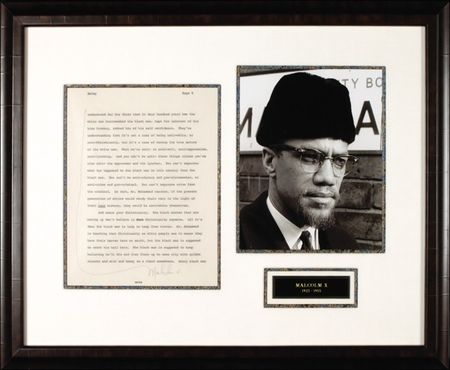 Lot #179 Malcolm X - Image 1
