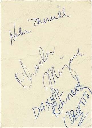 Lot #596 Charles Mingus - Image 1