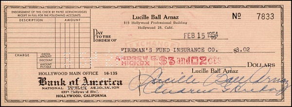 Lot 814 Lucille Ball and Desi Arnaz