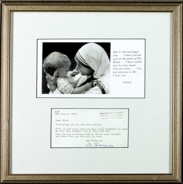 Lot 231 Mother Teresa