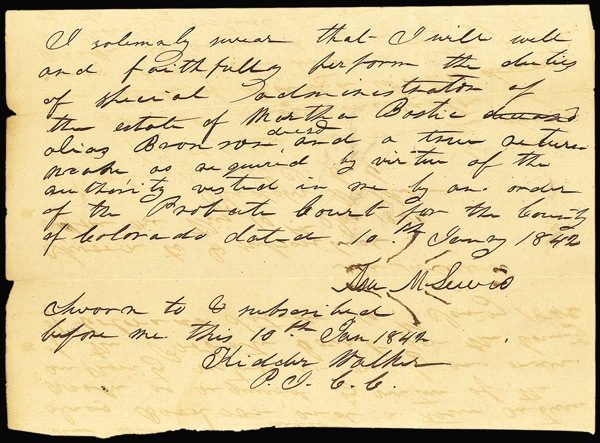 Lot 275 Texas: Lewis, Asa