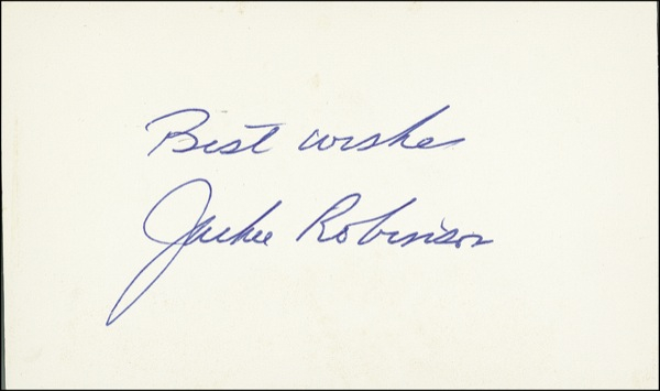 Lot 1508 Jackie Robinson