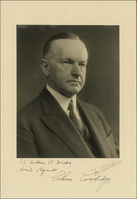 Lot 28 Calvin Coolidge