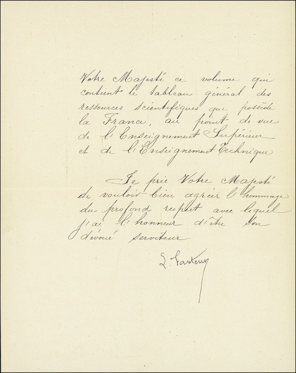 Lot 244 Louis Pasteur