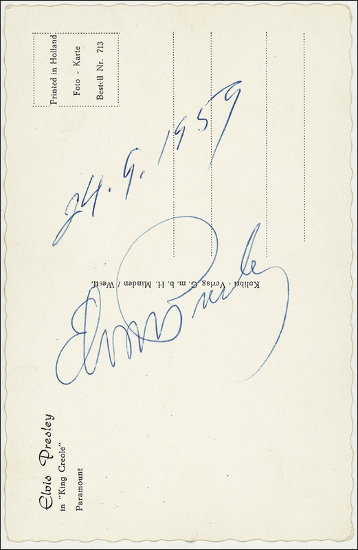 Lot 733 Elvis Presley