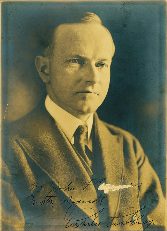 Lot 30 Calvin Coolidge