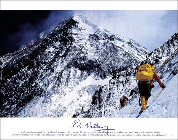 Lot 201 Edmund Hillary