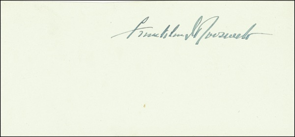 Lot 107 Franklin D. Roosevelt