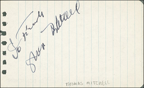 Lot 1067 Thomas Mitchell