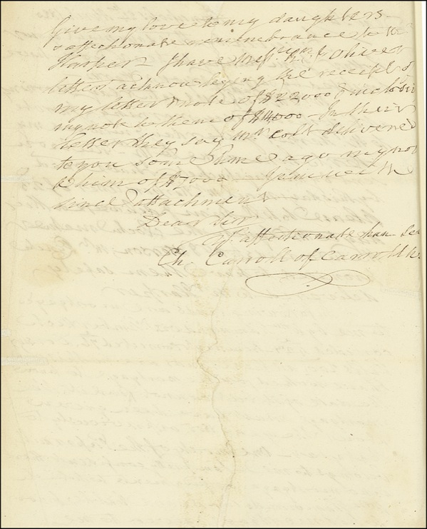 Lot 167 Declaration of Independence: Carroll, Charles
