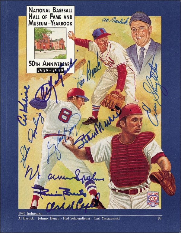 Lot 1242 Baseball Hall of Famers