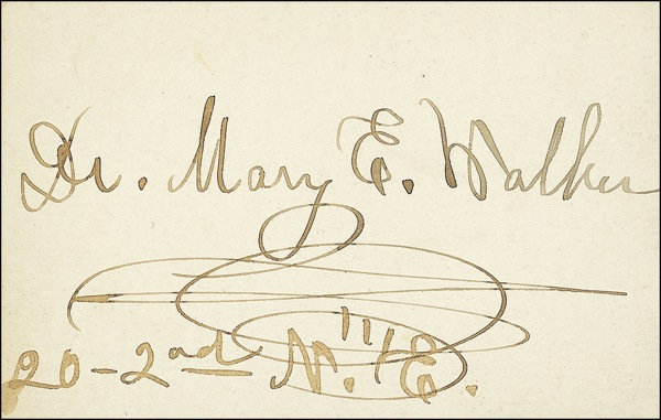 Lot 292 Mary E. Walker