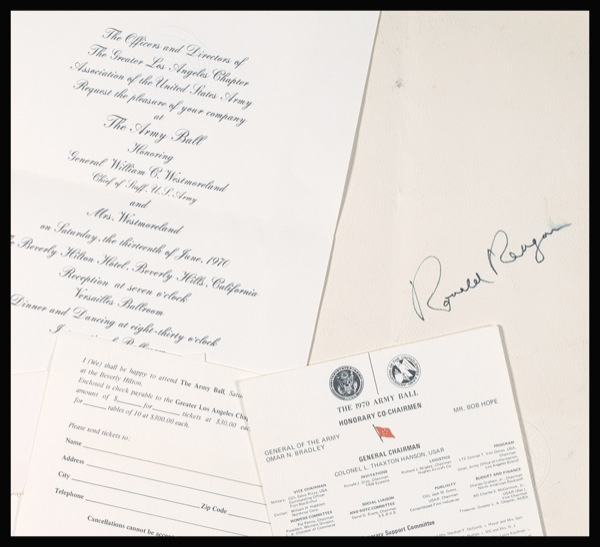 Lot 98 Ronald Reagan