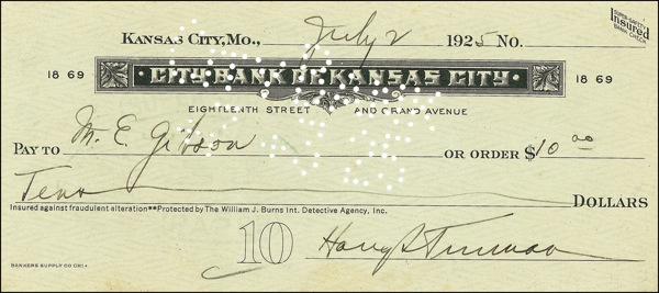 Lot 124 Harry S. Truman