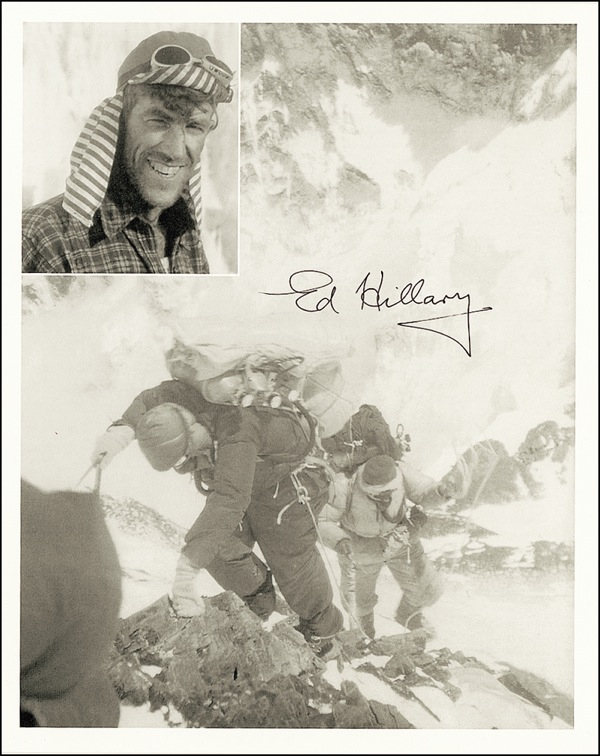 Lot 203 Edmund Hillary