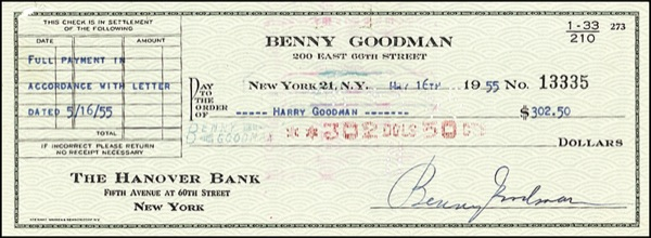 Lot 661 Benny Goodman