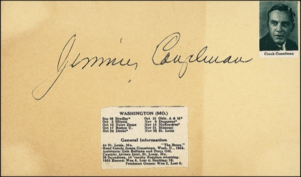 Lot 1297 Jimmy Conzelman