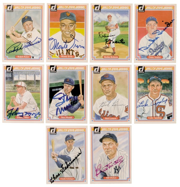 Lot 1244 Baseball Hall of Famers